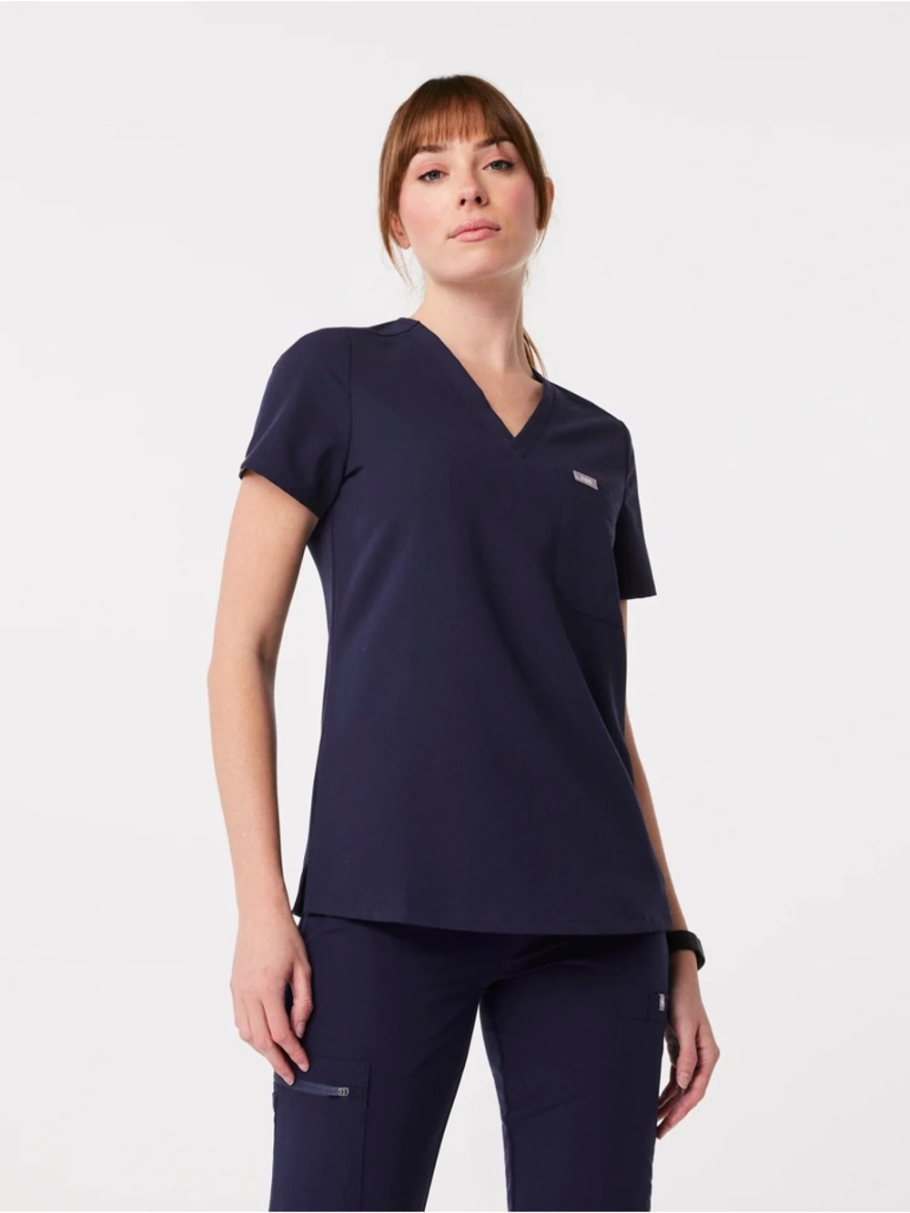 FIGS Navy Scrub Set XL Uman Relaxed Joggers & L Catarina Top